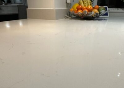 White Quartz worktop