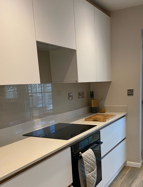 Dust Grey painted shaker kitchen